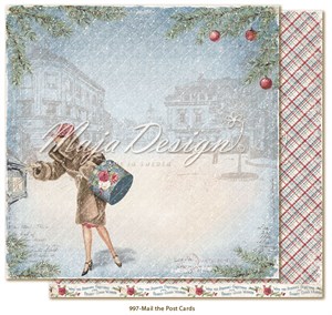 Christmas season, mail the post cards